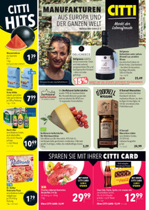 CITTI Markt Prospekt - Angebote ab 02.09. - Seite 1