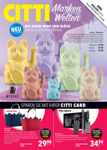 CITTI Markt Prospekt - Marken Welten - Seite 1