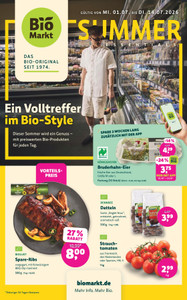 Füllhorn Landau Biomarkt Prospekt - Summer Essentials - Bio-Angebote