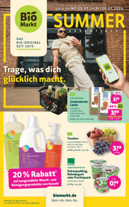 Füllhorn Landau Biomarkt Prospekt - Summer Essentials - Bio-Angebote