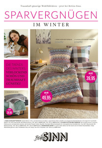 Betten Sinn Prospekt - 2026/01 | Sinn Betten Sparvergnügen Winter