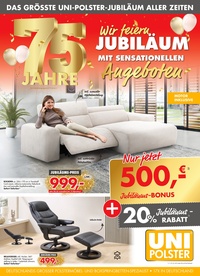 Uni-Polster Prospekt - Angebote ab 31.07.