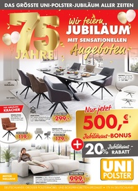 Uni-Polster Prospekt - Angebote ab 28.08.