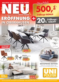 Uni-Polster Prospekt - Angebote ab 28.08.