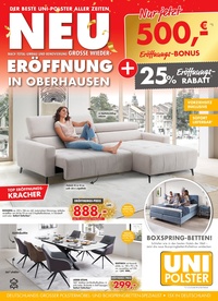 Uni-Polster Prospekt - Angebote ab 23.10.