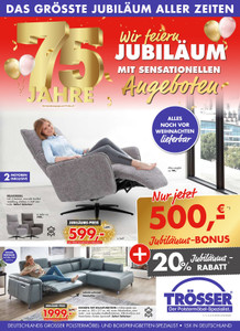 Uni-Polster Prospekt - Trösser Ratingen