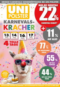 Uni-Polster Prospekt - Angebote ab 13.02.