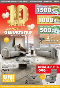 Uni-Polster Prospekt - Angebote ab 05.03.