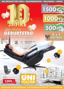 Uni-Polster Prospekt - Angebote ab 26.03.