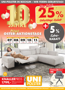Uni-Polster Prospekt - Angebote ab 07.04.