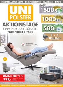 Uni-Polster Prospekt - Angebote ab 16.04.