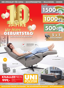 Uni-Polster Prospekt - Angebote ab 16.04.