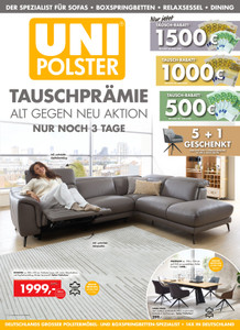 Uni-Polster Prospekt - Angebote ab 25.04.