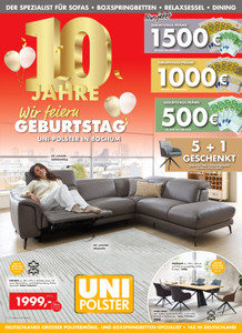 Uni-Polster Prospekt - Angebote ab 25.04.