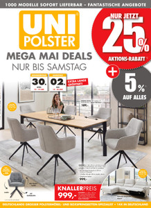 Uni-Polster Prospekt - Angebote ab 30.04.