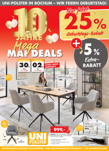 Uni-Polster Prospekt - Angebote ab 30.04.
