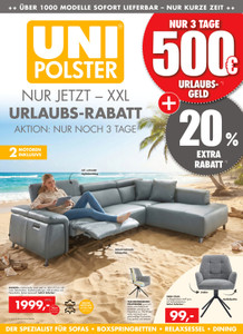 Uni-Polster Prospekt - Angebote ab 09.07.