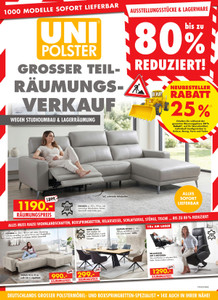 Uni-Polster Prospekt - Angebote ab 30.07.