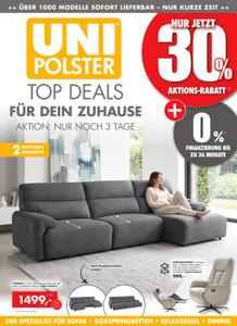 Uni-Polster Prospekt - Angebote ab 06.08.
