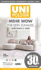 Uni-Polster Prospekt - Angebote ab 08.10.