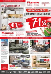Flamme Küchen + Möbel Prospekt - Markenküchen