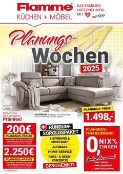 Flamme Küchen + Möbel Prospekt - Planungswochen