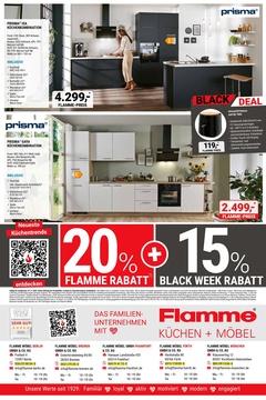 Flamme Küchen + Möbel Prospekt - Black Week