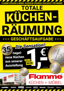 Flamme Küchen + Möbel Prospekt - Angebote ab 07.05.