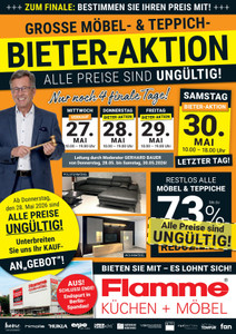 Flamme Küchen + Möbel Prospekt - Angebote ab 27.05.