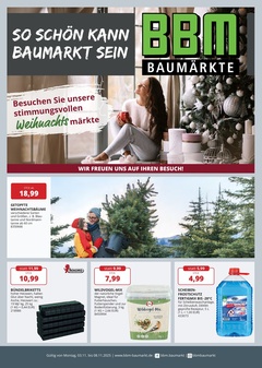 BBM Baumärkte Prospekt - Angebote ab 01.11. - Seite 1