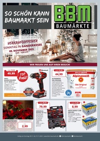 BBM Baumärkte Prospekt - Angebote ab 08.11.