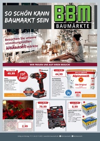BBM Baumärkte Prospekt - So schön kann Baumarkt sein