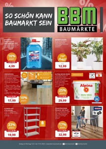 BBM Baumärkte Prospekt - Gültig von Montag 12.01. bis Samstag 17.01.2026