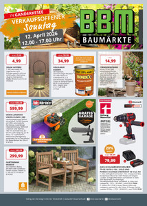 BBM Baumärkte Prospekt - Angebote ab 11.04.