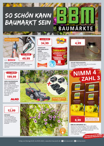 BBM Baumärkte Prospekt - So schön kann Baumarkt sein