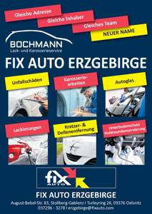 Lack- und Karosserieservice Bochmann Prospekt - Fix Auto Erzgebirge
