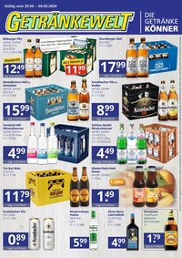 Getränkewelt Prospekt - Angebote ab 27.04.