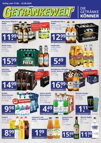 Getränkewelt Prospekt - Angebote ab 15.06.