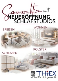 Möbel Thiex Prospekt - Neueröffnung Schlafstudios