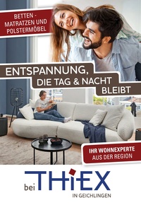 Möbel Thiex Prospekt - Betten, Matratzen- und Polstermöbel