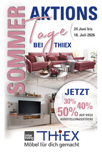 Möbel Thiex Prospekt - Aktionstage bei Thiex