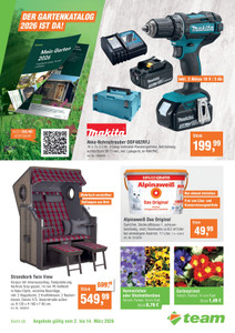 team Baumarkt Prospekt - DER FRÜHLING KOMMT