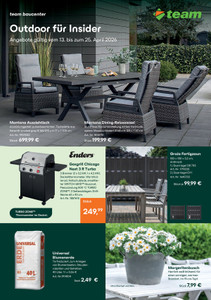 team Baumarkt Prospekt - Outdoor für Insider