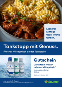 team Baumarkt Prospekt - Tankstopp mit Genuss