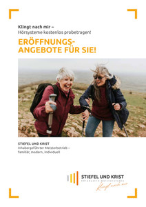 Stiefel und Krist Hörakustikmeister Prospekt - Stiefel und Krist