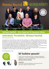 Hörhaus Kaulfuß Prospekt - Hergehört!