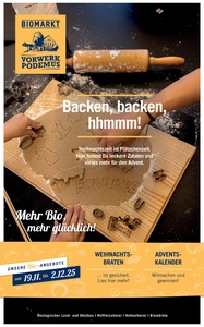 Biomarkt Vorwerk Podemus Prospekt - Angebote ab 19.11.