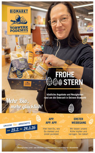 Biomarkt Vorwerk Podemus Prospekt - Vorwerk Podemus ab 25.02.
