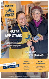 Biomarkt Vorwerk Podemus Prospekt - Vorwerk Podemus 22.04.
