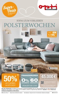 Opti Wohnwelt Prospekt - Polsterwochen